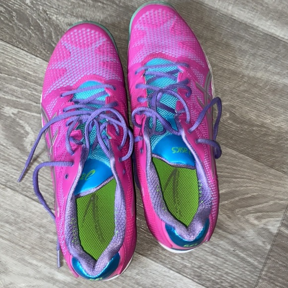 Asics size 12 running shoe purple - Picture 2 of 7